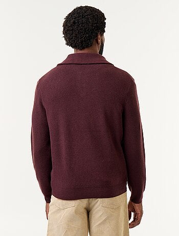 Sudadera de cuello alto con cremallera