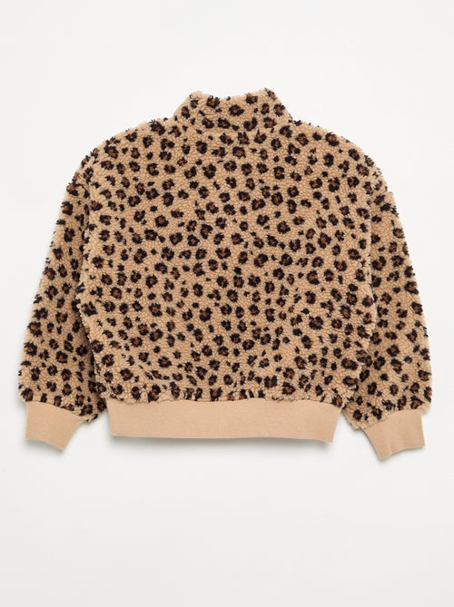 Sudadera de cuello alto de borreguito - Kiabi Sudadera de cuello alto de borreguito - Kiabi