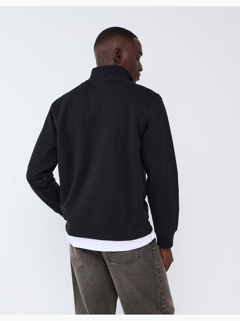 Sudadera de cuello alto, mo fashion Negro - Kiabi