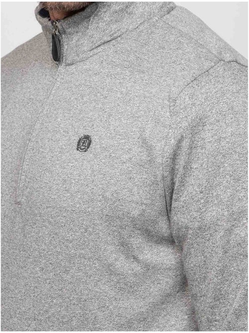 Sudadera de cuello con cremallera WIPRIMO - Kiabi