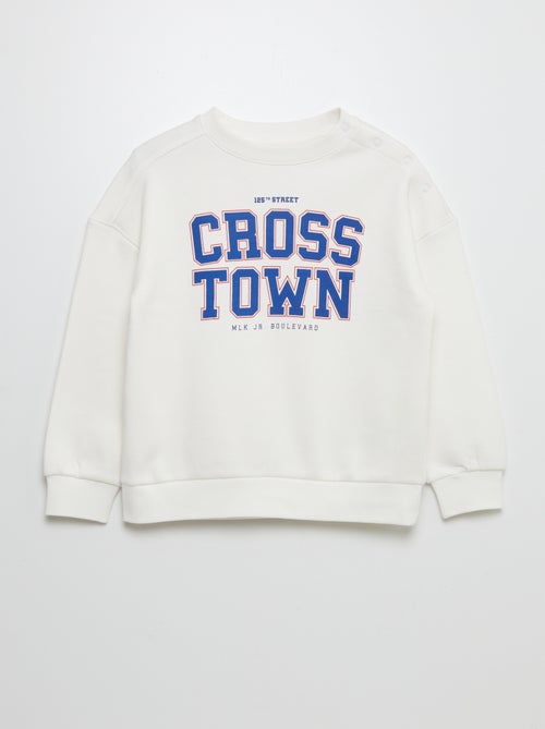 Sudadera de cuello redondo - colección fácil de poner - Kiabi