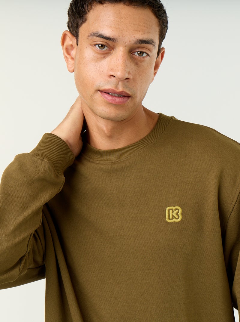 Sudadera de cuello redondo - Kiabi Verde - Kiabi