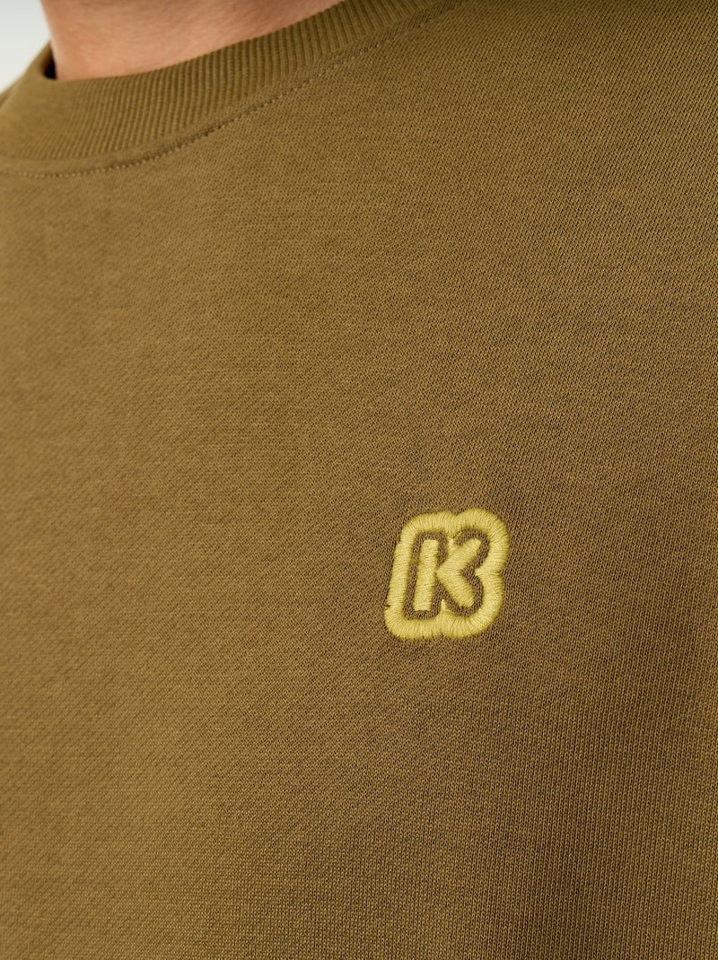 Sudadera de cuello redondo - Kiabi Verde - Kiabi