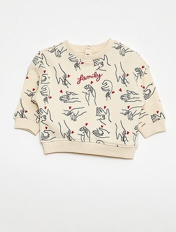 Sudadera de cuello redondo 'Agathe Sorlet x Kiabi' - San Valentín