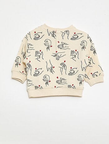 Sudadera de cuello redondo 'Agathe Sorlet x Kiabi' - San Valentín