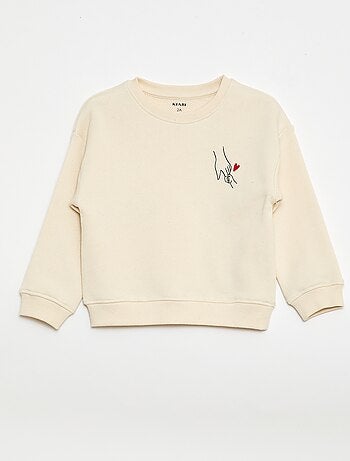 Sudadera de cuello redondo 'Agathe Sorlet x Kiabi' - San Valentín