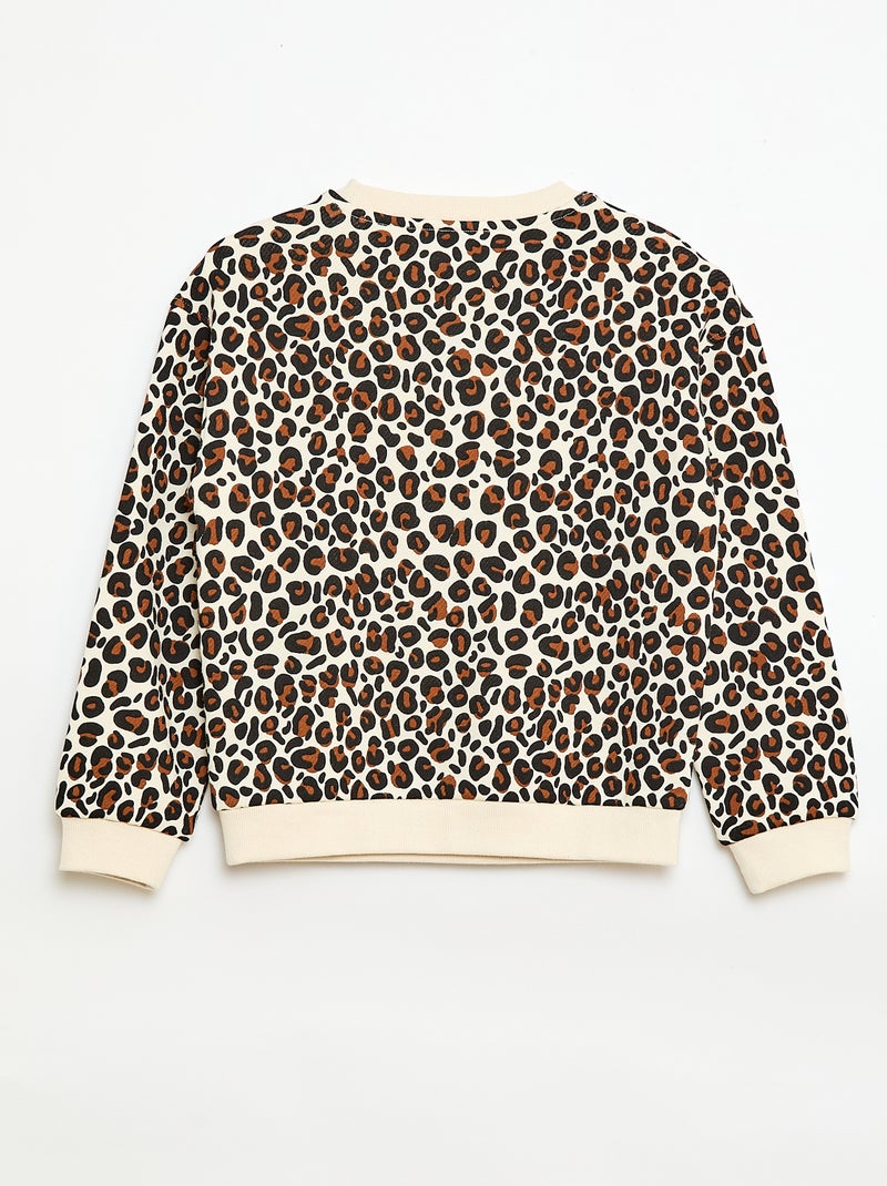 Sudadera de cuello redondo 'Agathe Sorlet x Kiabi' - San Valentín Blanco - Kiabi