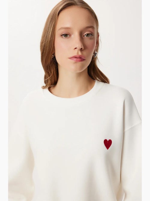 Sudadera de cuello redondo bordada estambul istanbul - Kiabi