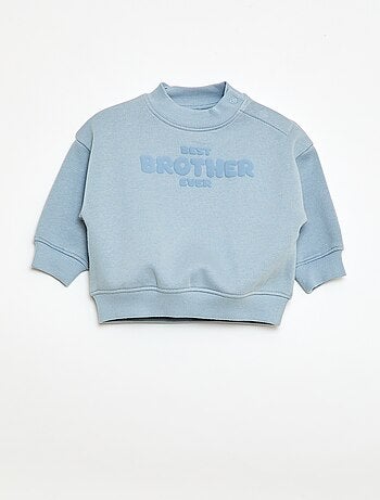 Sudadera de cuello redondo brother and sister