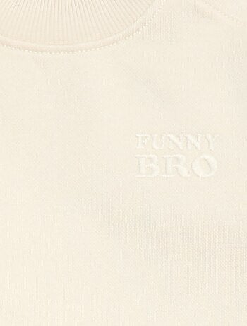 Sudadera de cuello redondo brother and sister