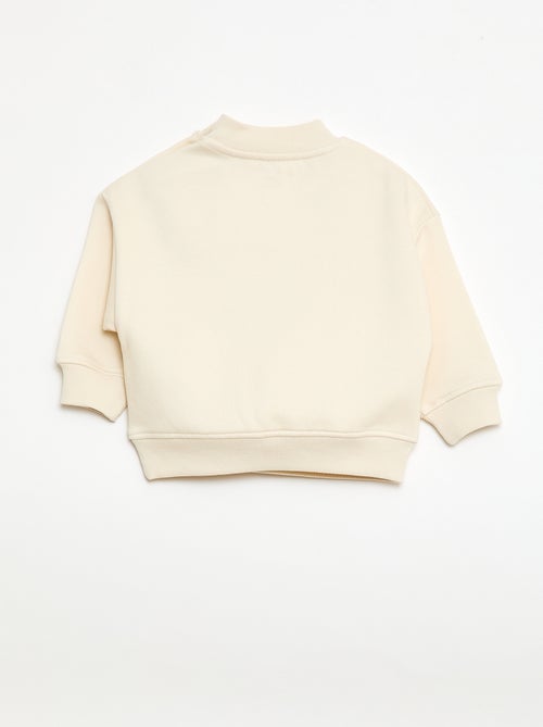 Sudadera de cuello redondo brother and sister - Kiabi