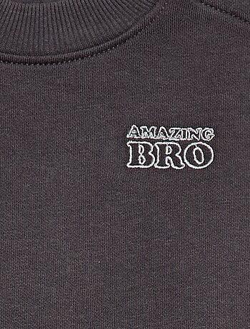 Sudadera de cuello redondo brother and sister