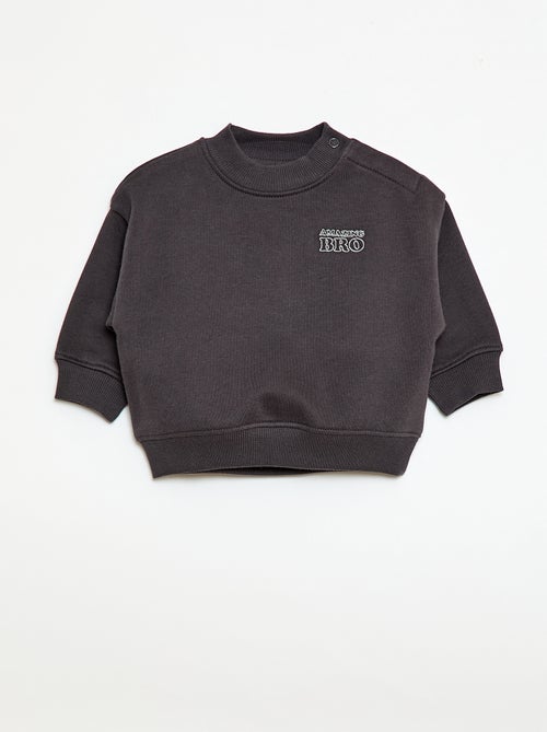 Sudadera de cuello redondo brother and sister - Kiabi