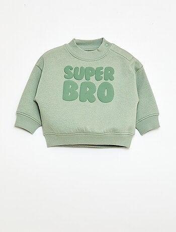 Sudadera de cuello redondo brother and sister