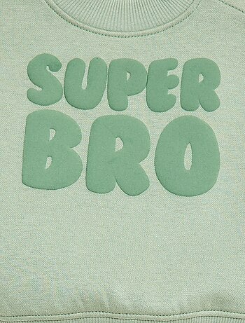 Sudadera de cuello redondo brother and sister