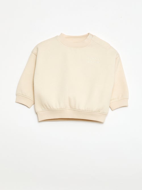 Sudadera de cuello redondo Brother & Sister - Kiabi
