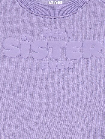 Sudadera de cuello redondo Brother & Sister