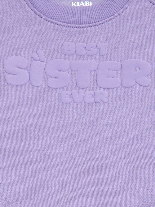 Sudadera de cuello redondo Brother & Sister - Kiabi