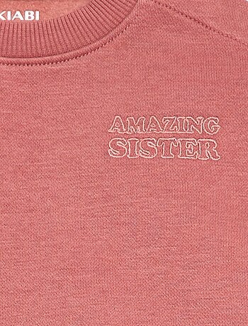 Sudadera de cuello redondo Brother & Sister