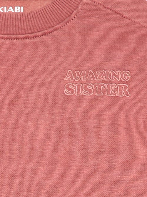 Sudadera de cuello redondo Brother & Sister - Kiabi