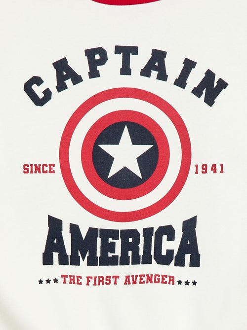 Sudadera de cuello redondo 'Capitán América' - Kiabi