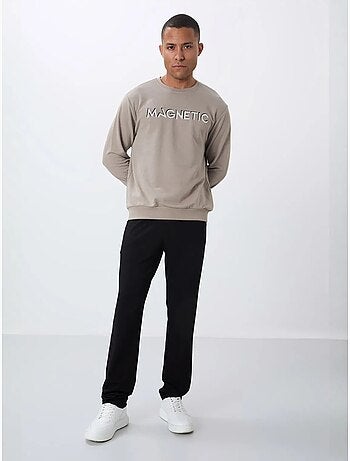 Sudadera de cuello redondo con estampado tommy