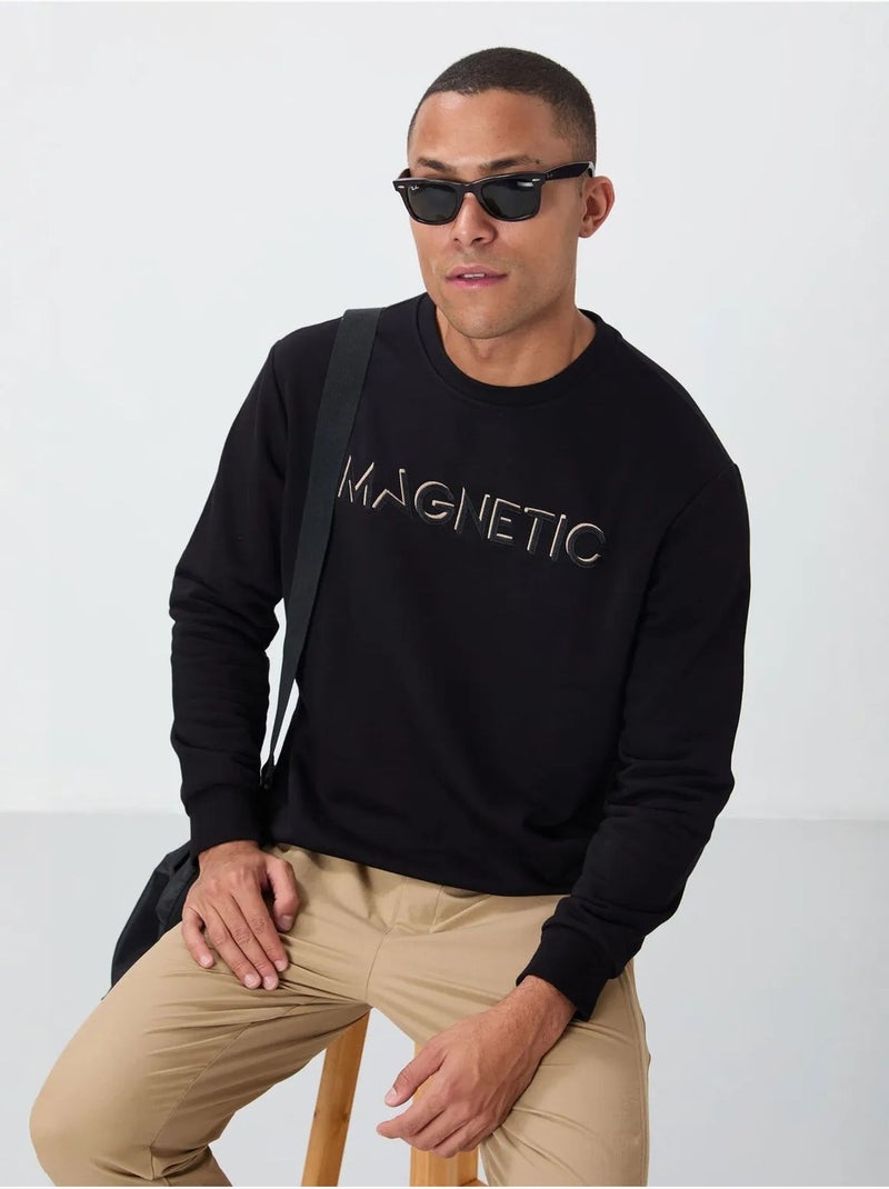 Sudadera de cuello redondo con estampado tommy Arena - Kiabi