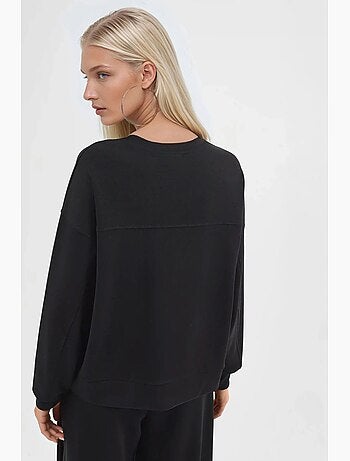 Sudadera de cuello redondo de corte relajado busem