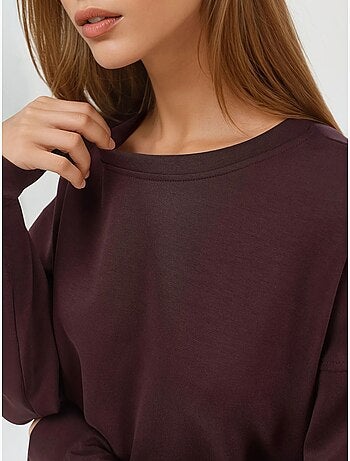 Sudadera de cuello redondo de corte relajado busem