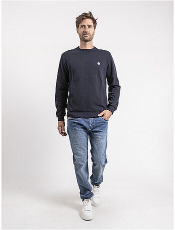 Sudadera de cuello redondo de puro algodón WIDALGO