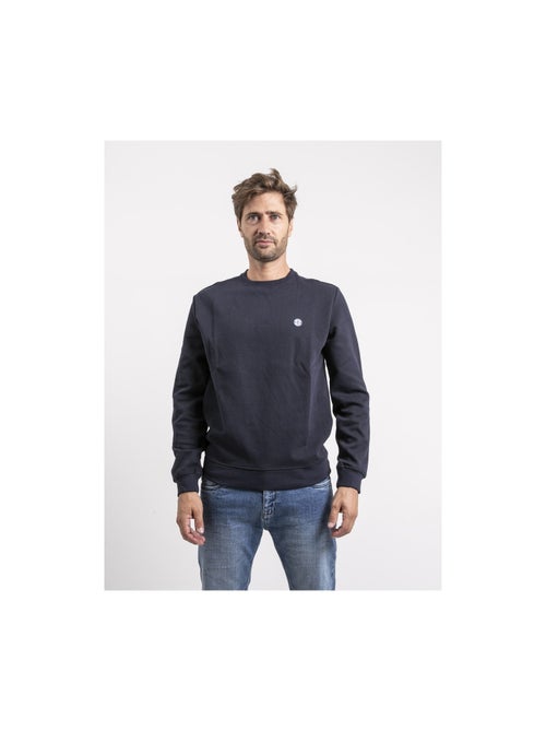 Sudadera de cuello redondo de puro algodón WIDALGO - Kiabi