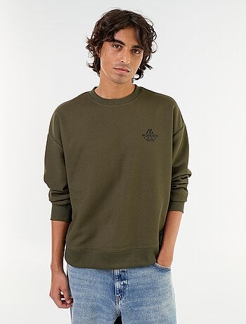 Sudadera de cuello redondo de tejido piqué