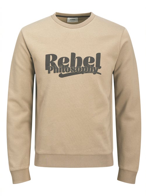 Sudadera de cuello redondo en algodón 'JJ Rebel' - Kiabi