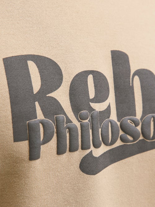 Sudadera de cuello redondo en algodón 'JJ Rebel' - Kiabi