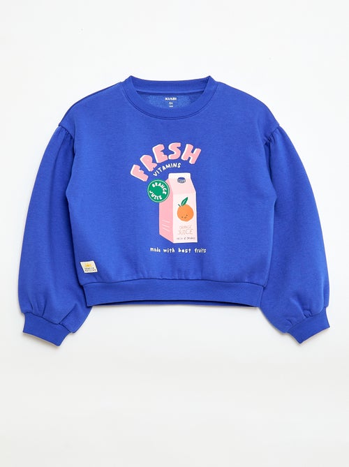 Sudadera de cuello redondo estampada - Grafik Edition - Kiabi