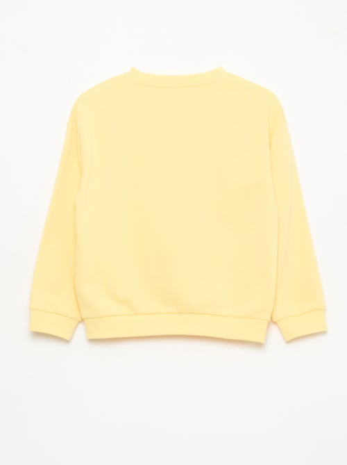 Sudadera de cuello redondo estampada - Kiabi