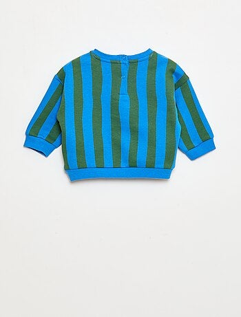 Sudadera de cuello redondo estampada