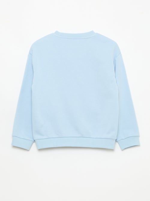 Sudadera de cuello redondo estampada - Kiabi