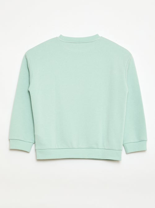 Sudadera de cuello redondo estampada - Kiabi