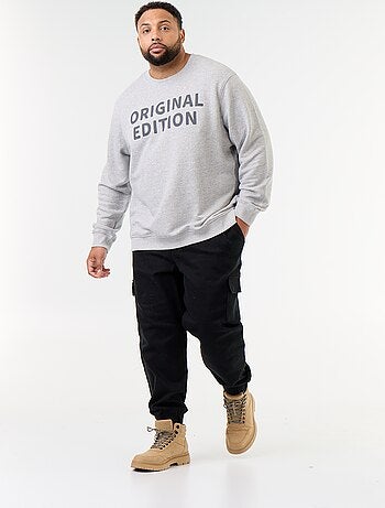 Sudadera de cuello redondo estampada 'Original Edition'