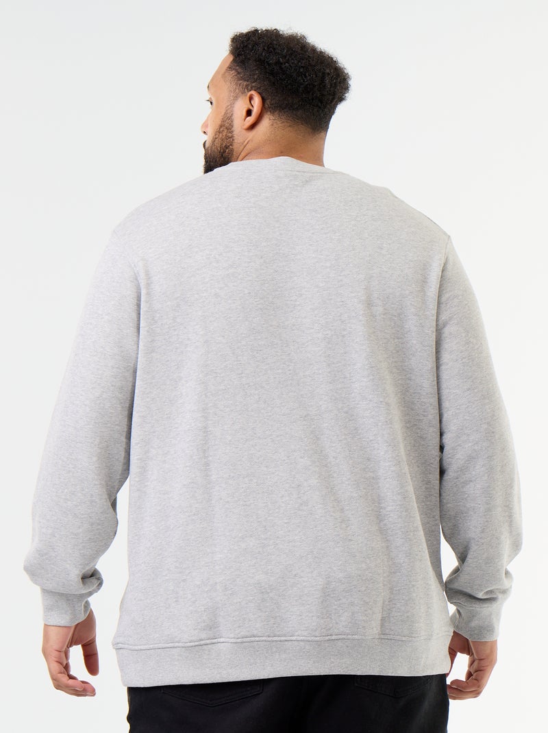 Sudadera de cuello redondo estampada 'Original Edition' Gris - Kiabi