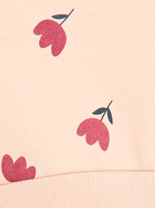Sudadera de cuello redondo estampada - Kiabi