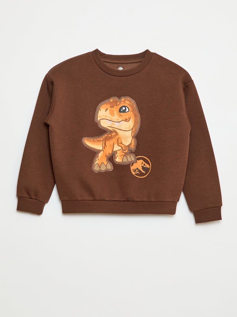 Sudadera de cuello redondo 'Jurassic World' Marron - Kiabi