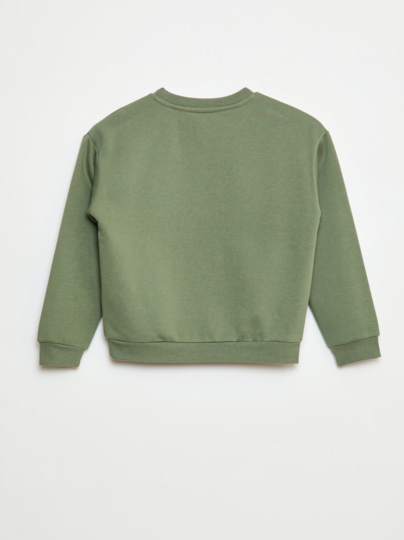 Sudadera de cuello redondo 'Jurassic World' Verde - Kiabi