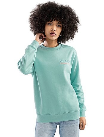 Sudadera de cuello redondo mujer lifestyle mujer believe-w