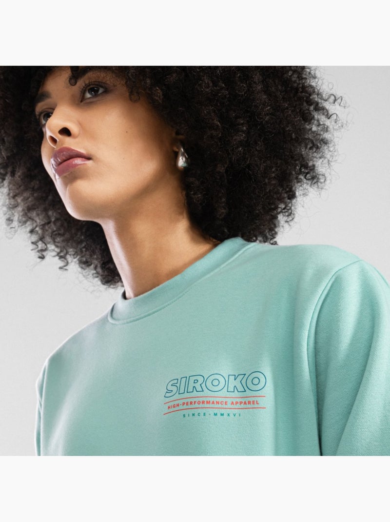 Sudadera de cuello redondo mujer lifestyle mujer believe-w Verde - Kiabi