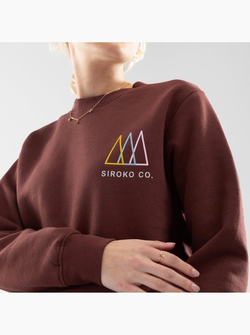 Sudadera de cuello redondo mujer lifestyle mujer tents-w Marrón - Kiabi