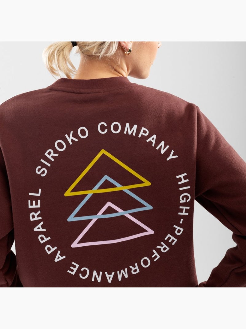 Sudadera de cuello redondo mujer lifestyle mujer tents-w Marrón - Kiabi
