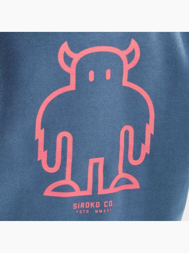 Sudadera de cuello redondo niña lifestyle niños y niñas glob-g Azul - Kiabi