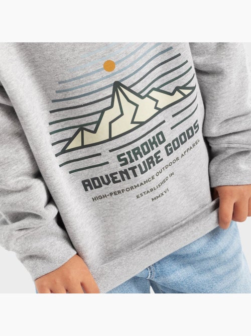 Sudadera de cuello redondo niña lifestyle niños y niñas progress-g - Kiabi Sudadera de cuello redondo niña lifestyle niños y niñas progress-g - Kiabi